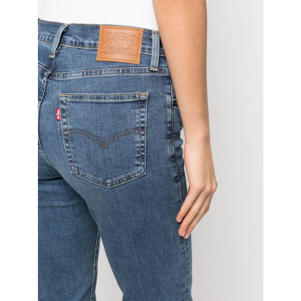 Levi's 724 High Rise Straight Blue Dames