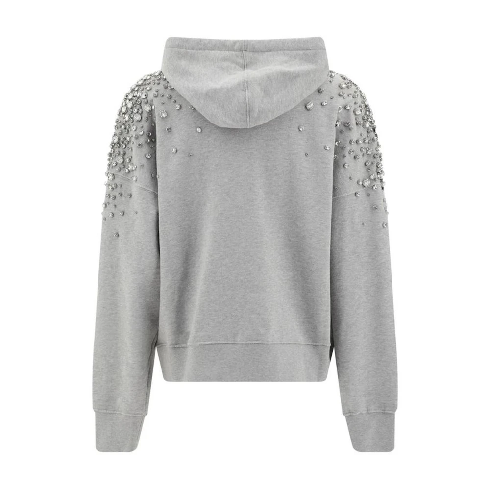 Golden Goose Glitter Melange Hoodie voor Vrouwen Gray Dames