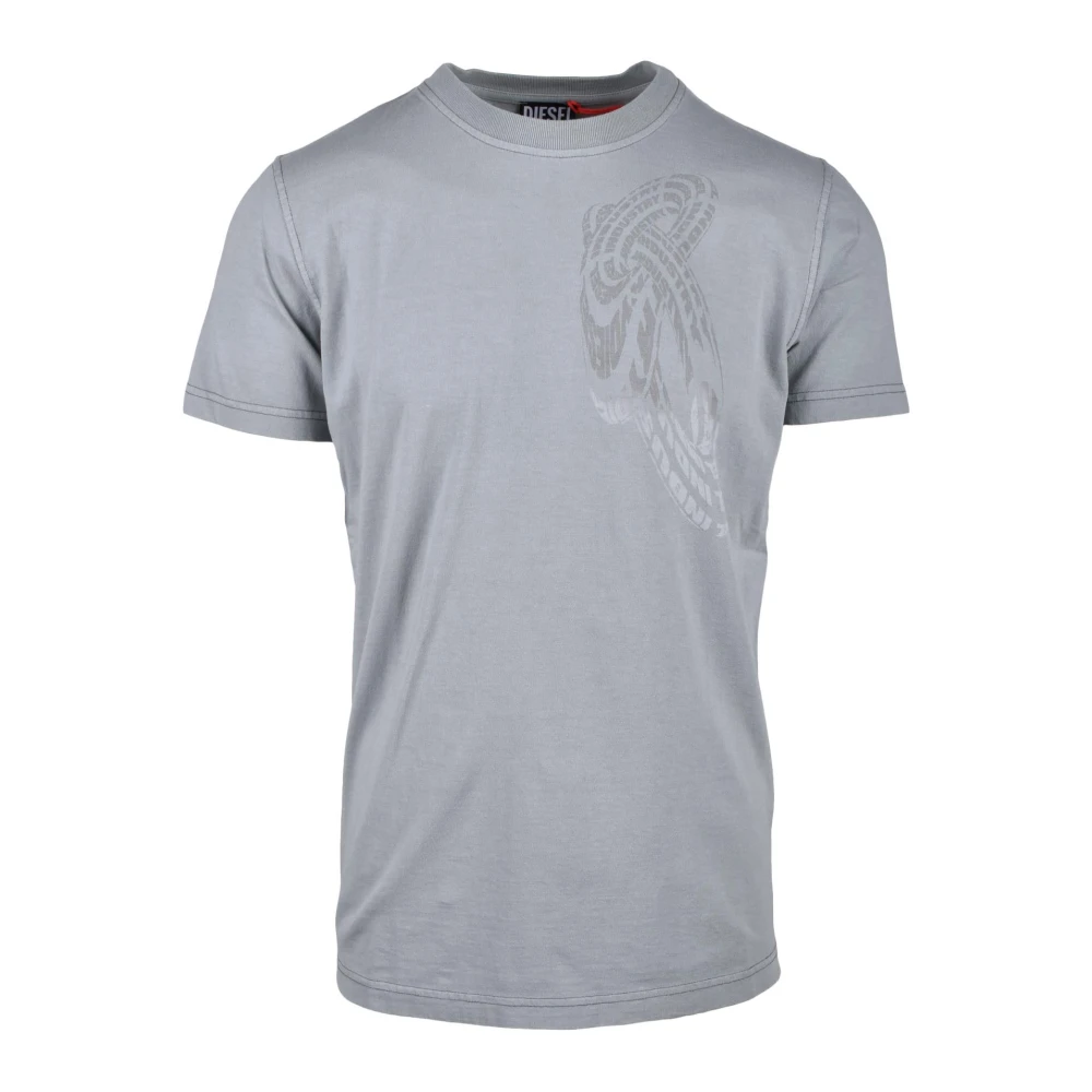 Diesel - Tops > T-Shirts - Gray - Diesel - Modalova
