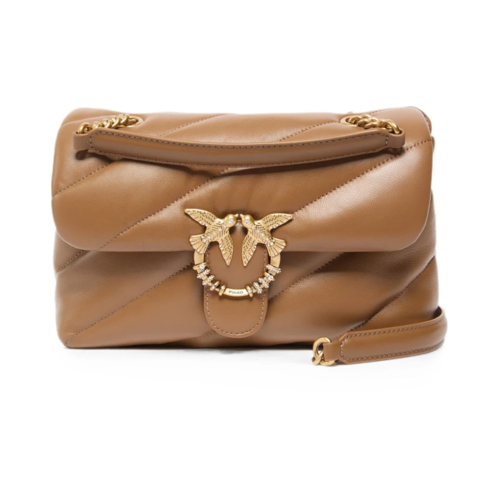 Pinko Donna Marrone - Puff Classic New Buckle - Bags - One Size
