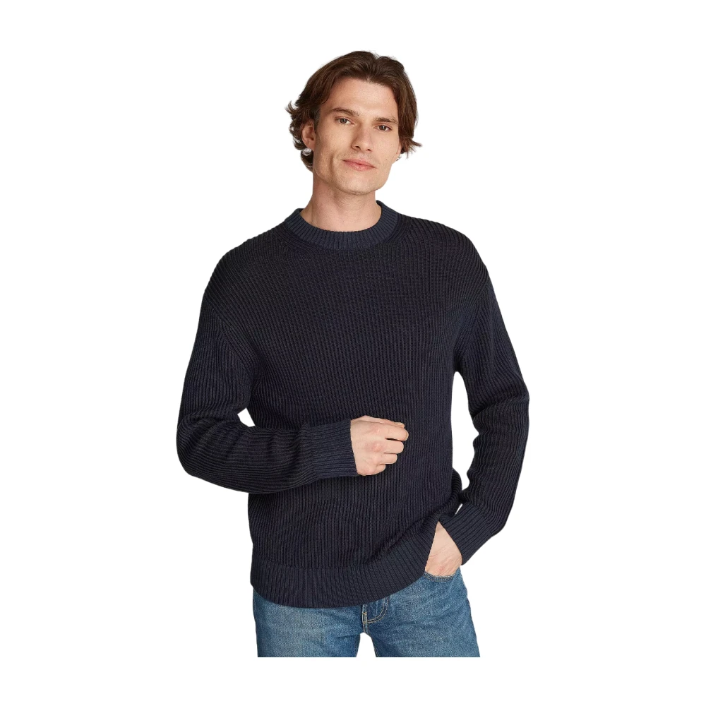 Calvin Klein Biologisch Katoen Zwarte Trui Black Heren