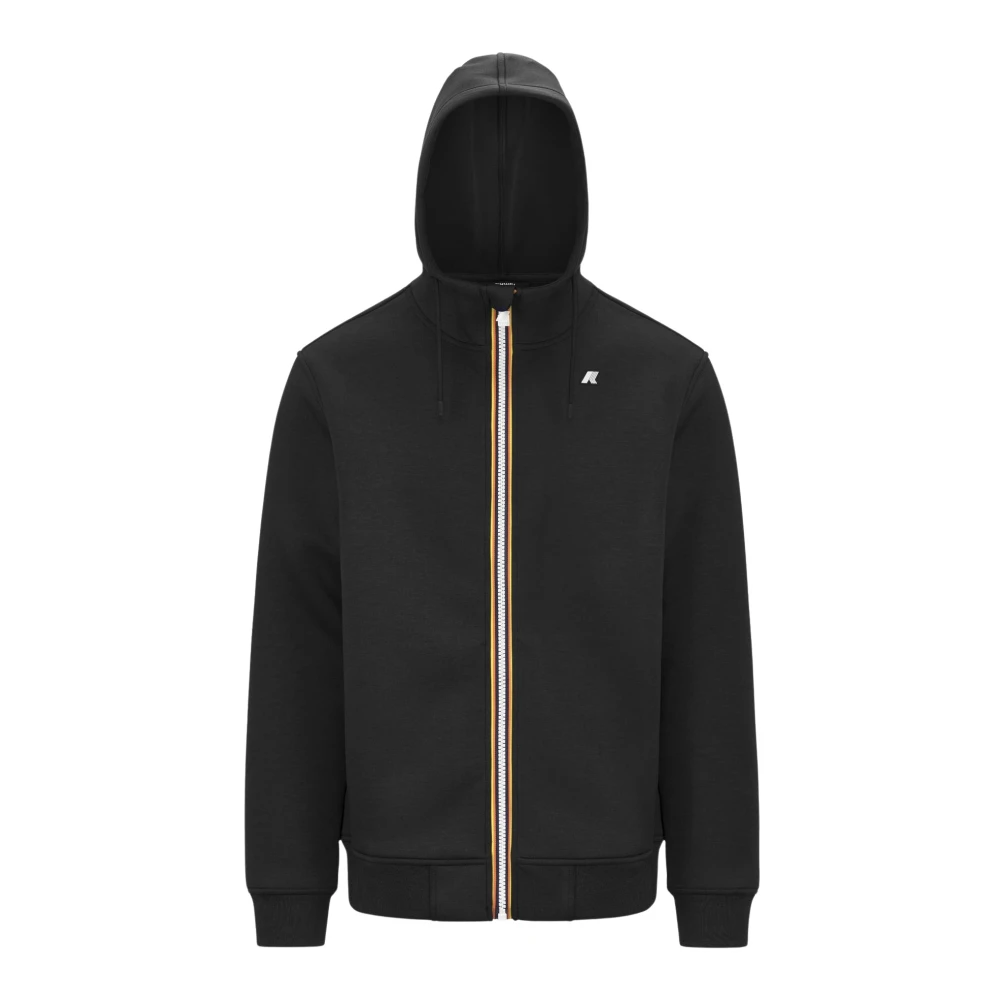 K-way Lichtgewicht Scuba Spacer Hoodie Black Heren