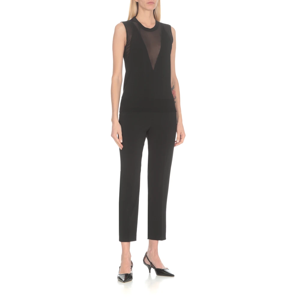 pinko Sleeveless Tops Black Dames