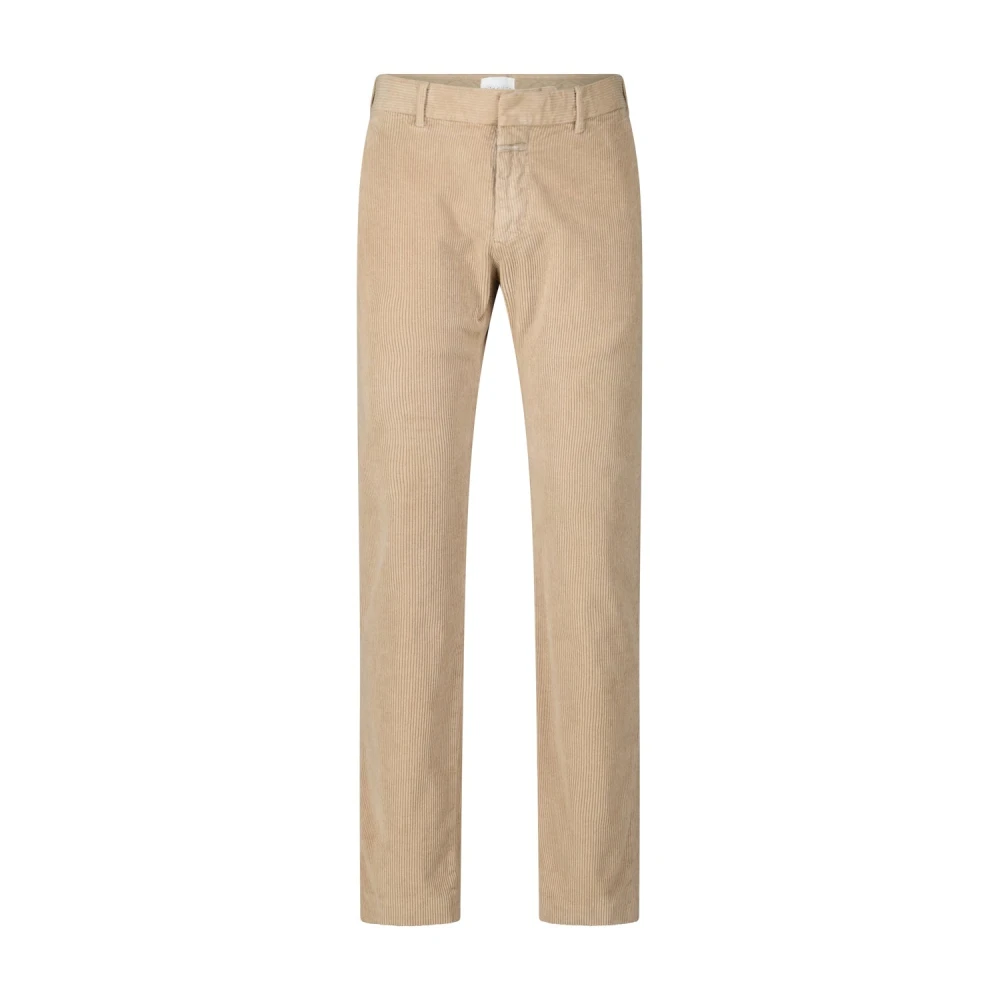 Closed Corduroy broek met rechte snit Beige Heren