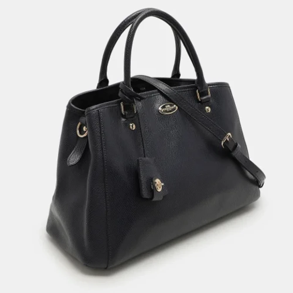 Coach Pre-owned Leather handbags Black Dames