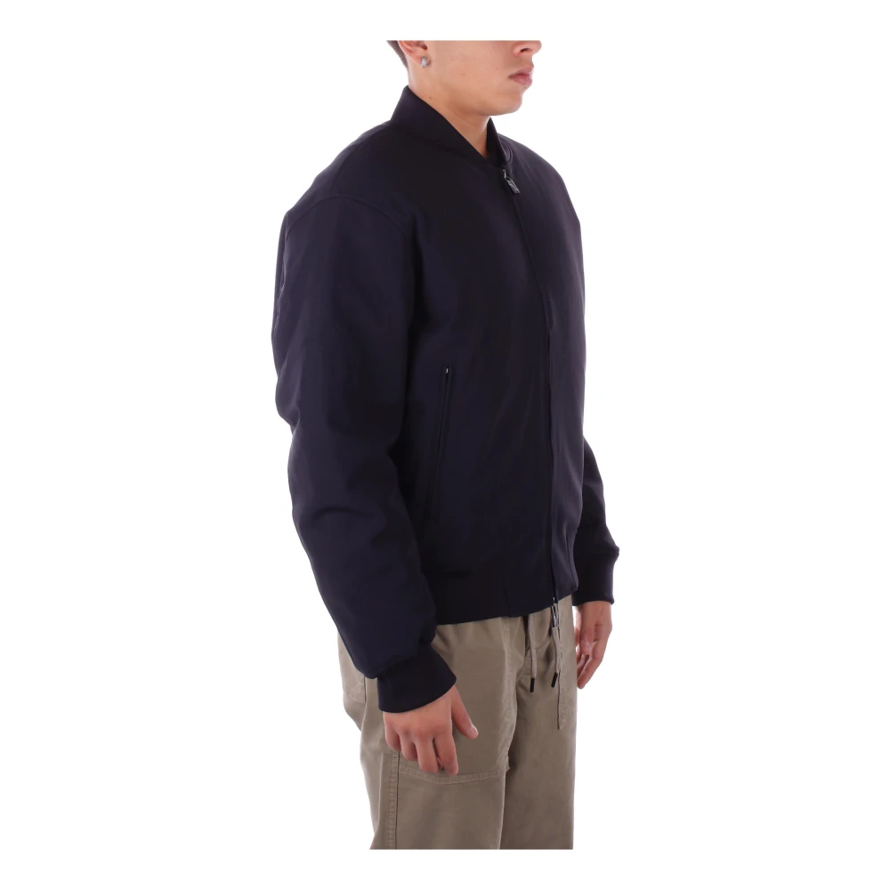 Emporio Armani Blauwe Logo Ritsjas Blue Heren