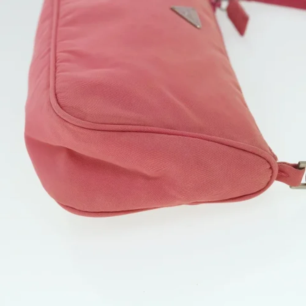 Prada Vintage Pre-owned Nylon pouches Pink Dames