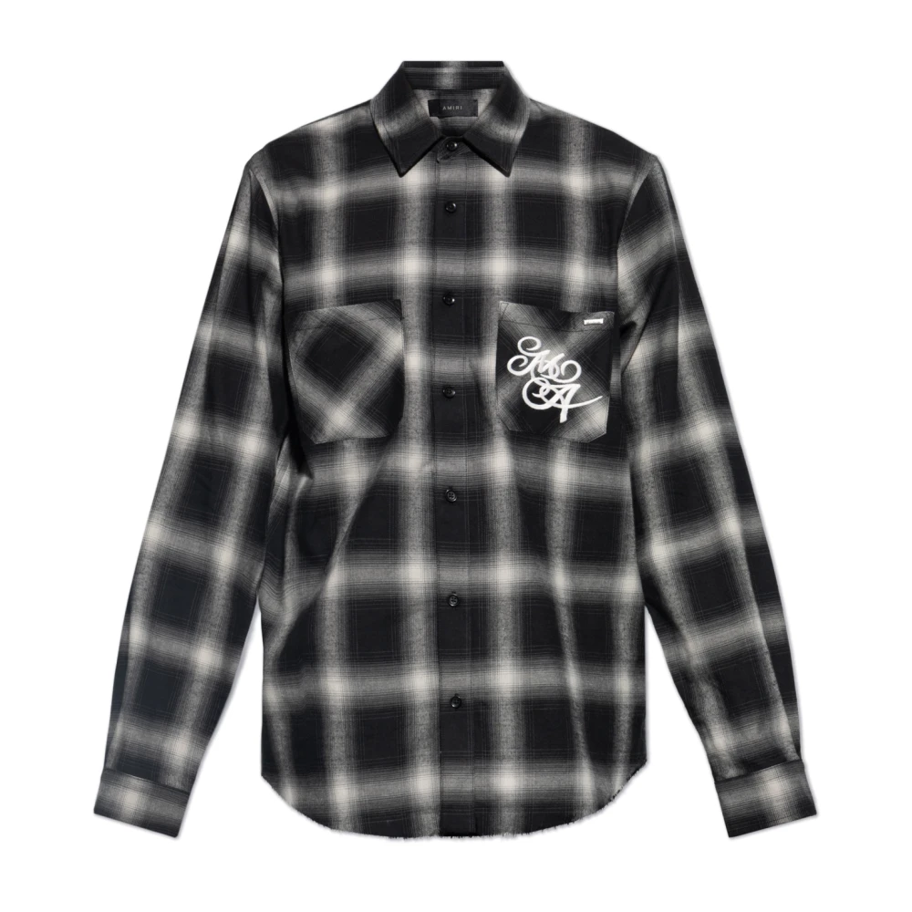 Amiri Logo shirt Black Heren