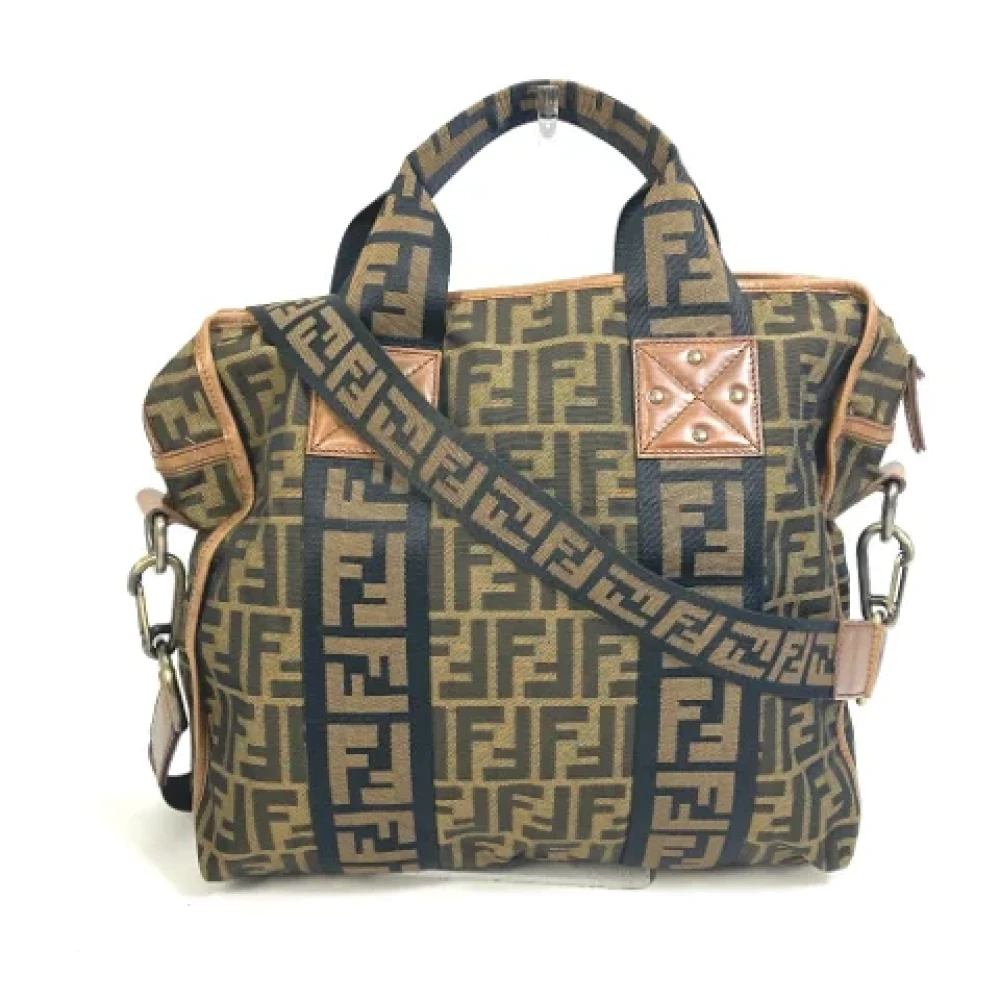 Fendi Vintage Pre-owned Leather fendi-bags Brown Dames