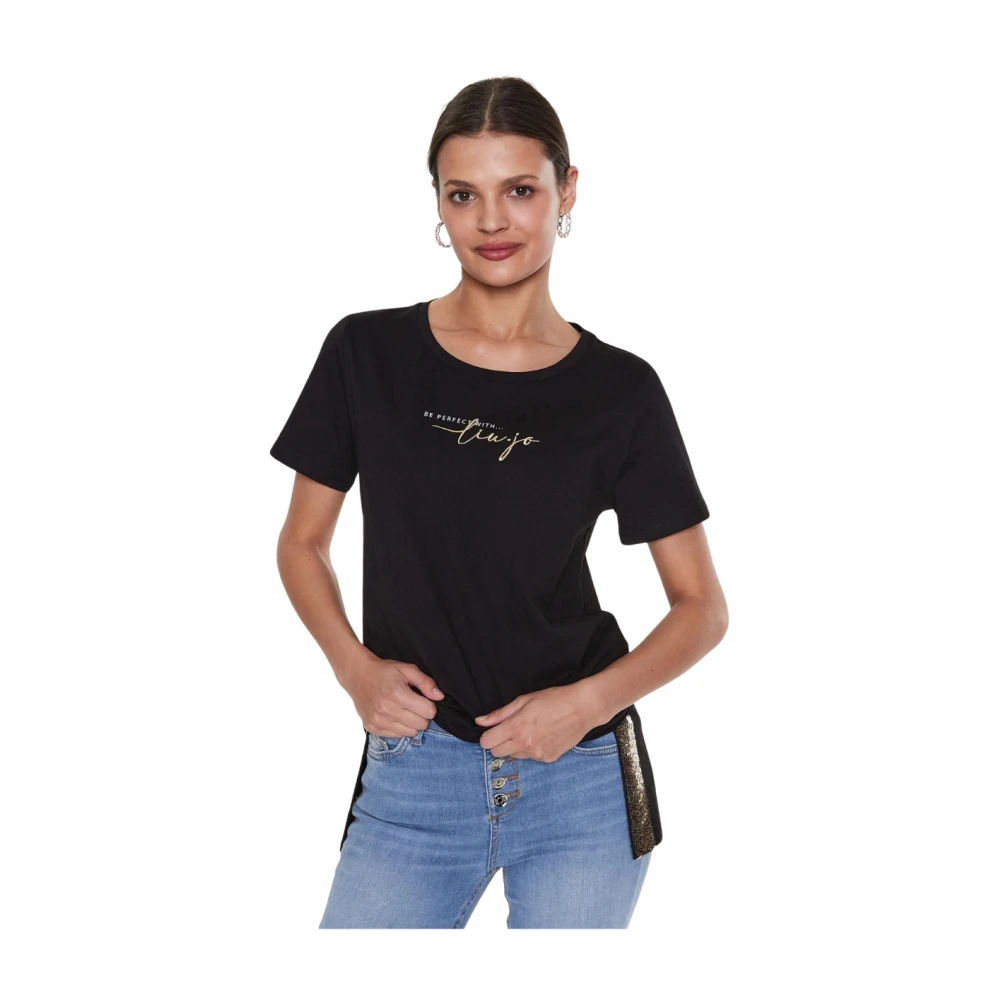Liu Jo - Tops > T-Shirts - Black - Liu Jo - Modalova