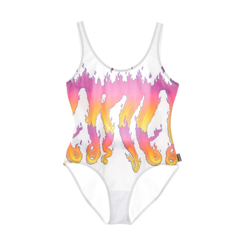 Octopus Witte Flames Badpak Multicolor Dames