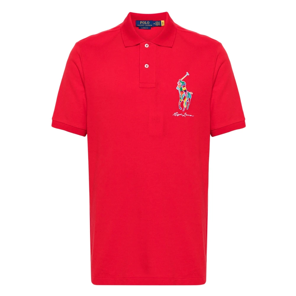 Polo Ralph Lauren Casual Rood Kortemouw Polo Shirt Red Heren