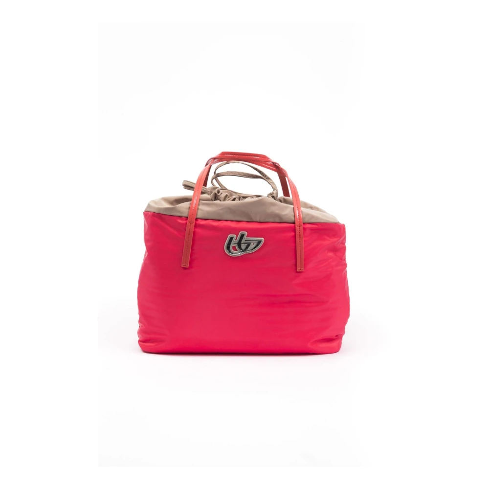 Byblos Elegante Stoffen Shopper Tote Red Dames