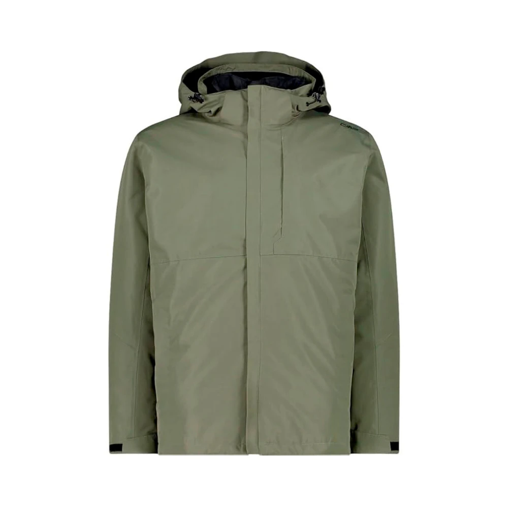 CMP Groene 3-in-1 Waterdichte Jas Green Heren