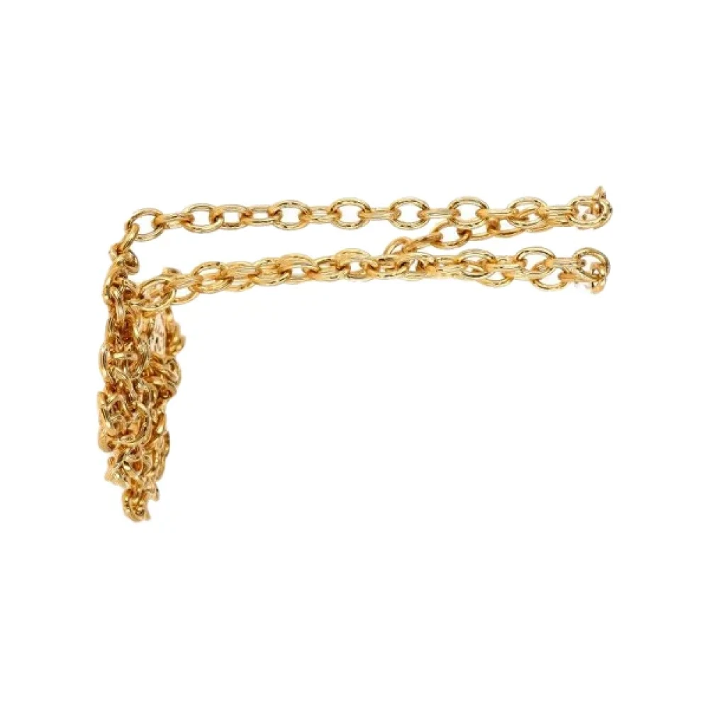 Chanel Vintage Pre-owned Metal belts Yellow Dames