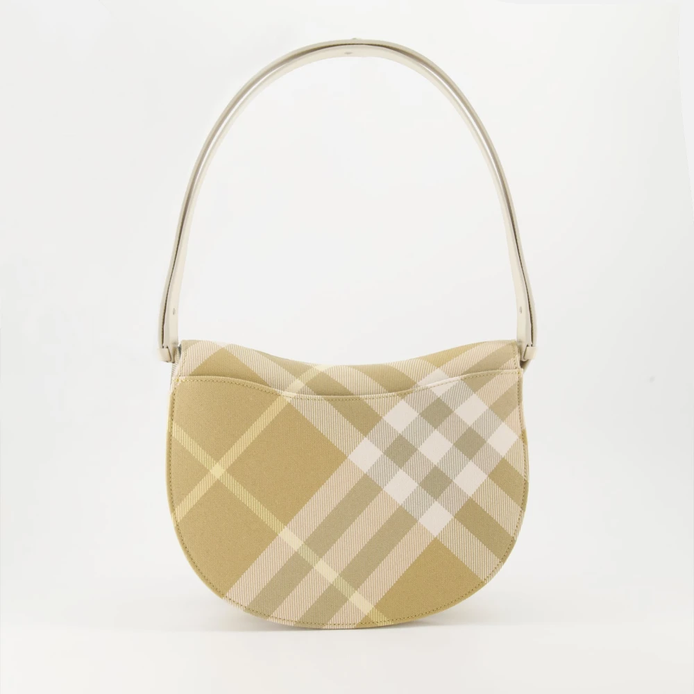 Burberry Vintage Check Wool Rocking Horse Tas Beige Dames