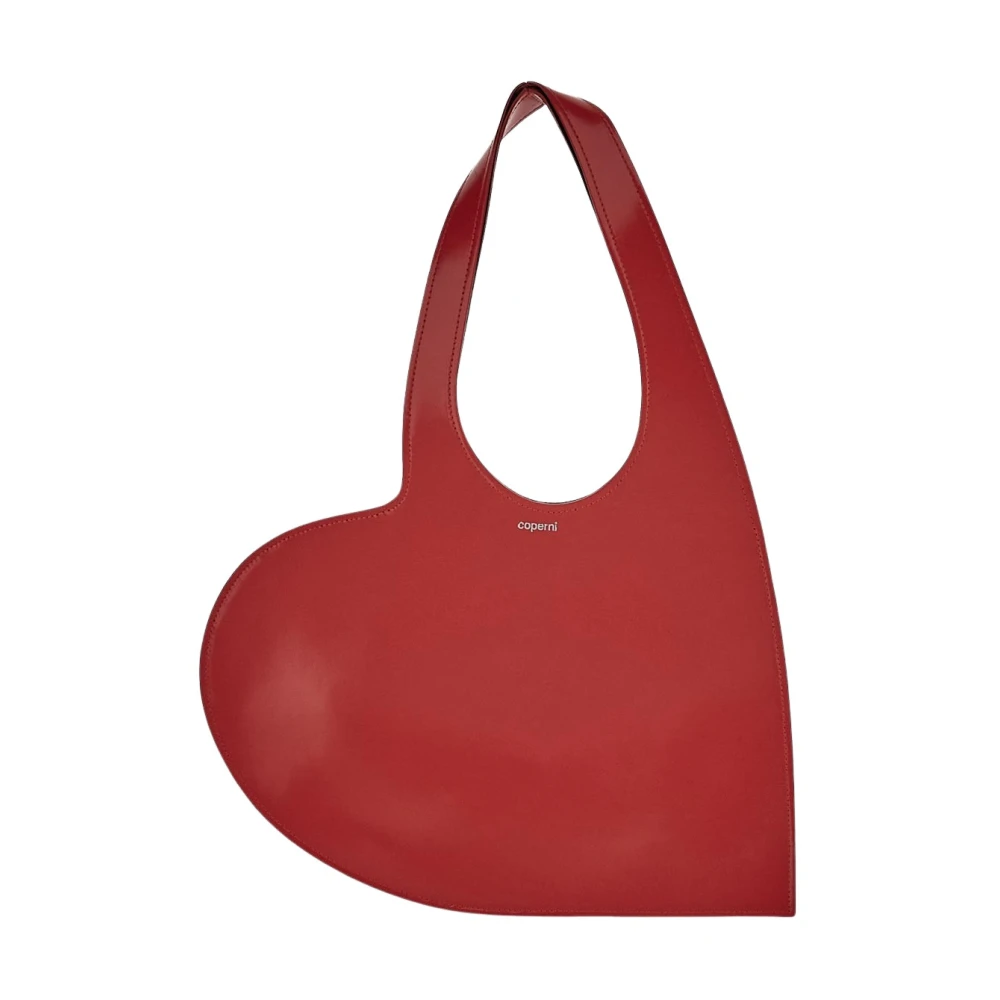 Coperni Hart Leren Tote Tas Red Dames