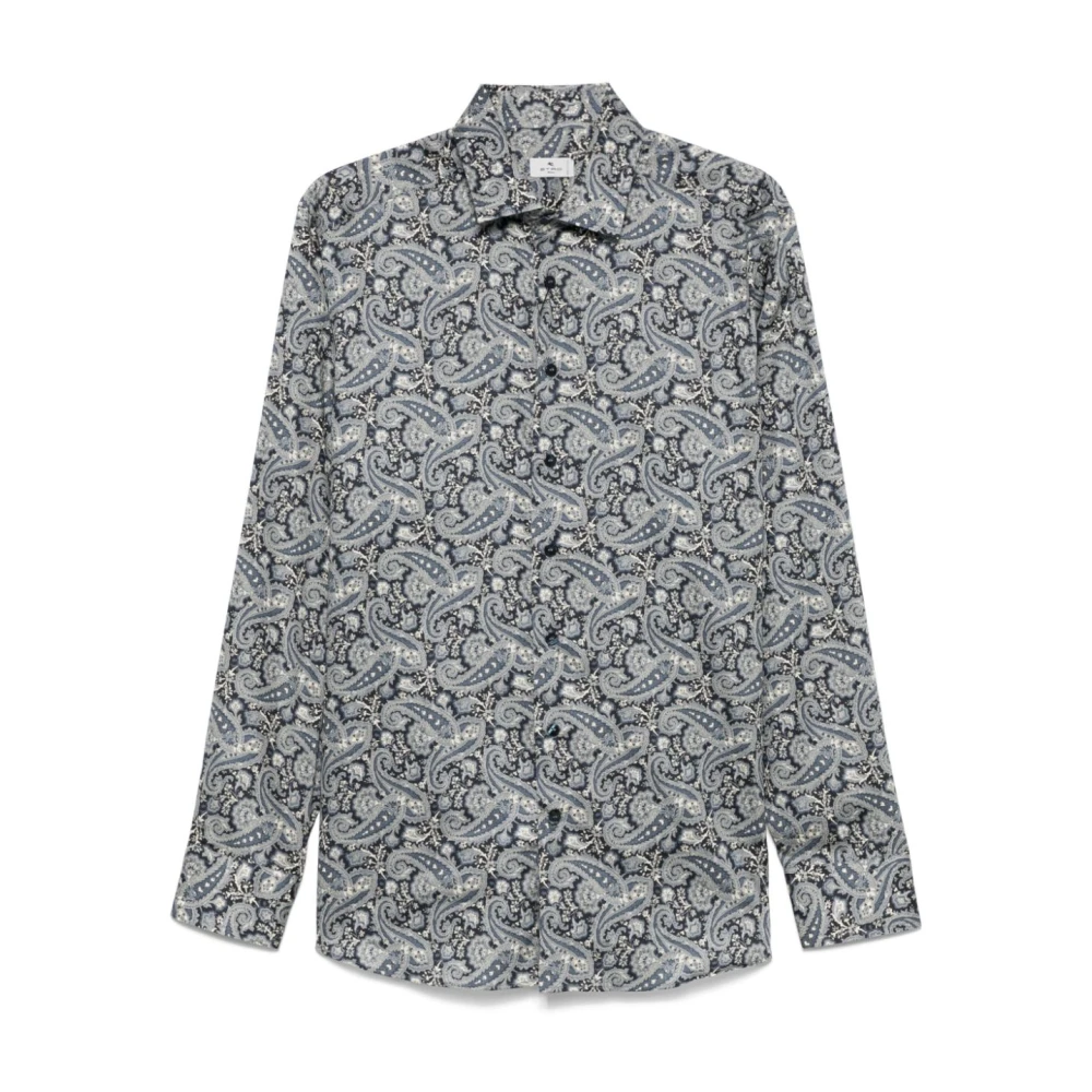 ETRO Multikleur Knopenoverhemd Lange mouwen Multicolor Heren