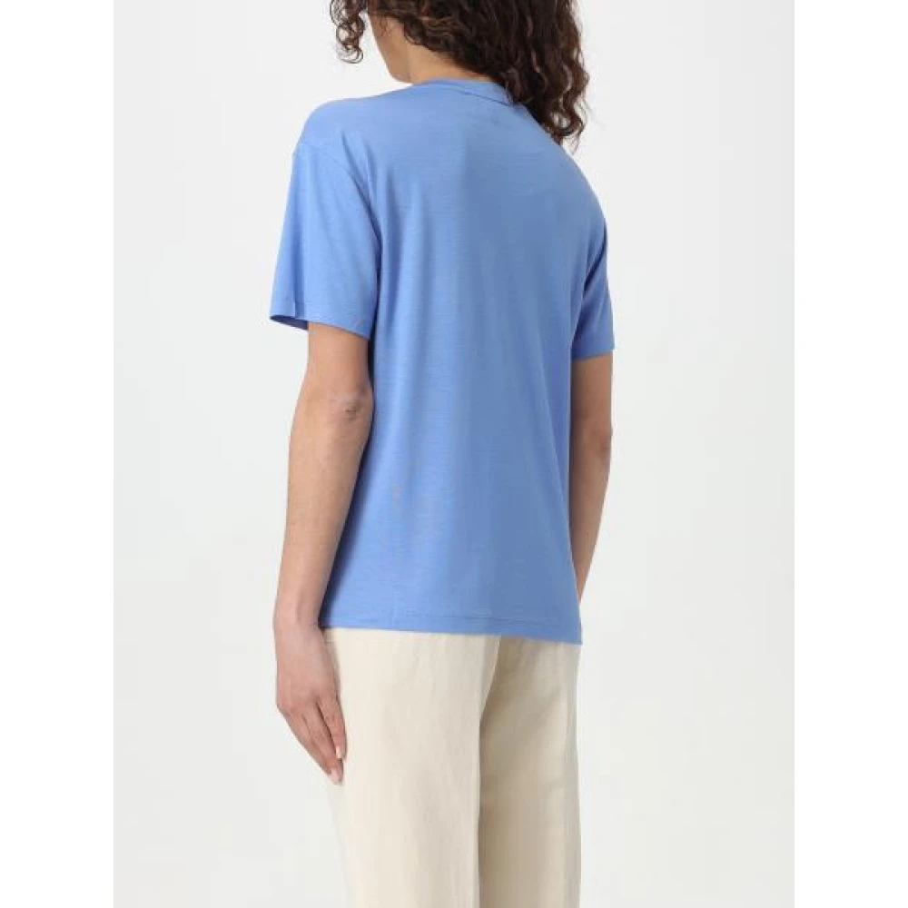 Emporio Armani Stijlvolle T-shirts en Polos Blue Dames