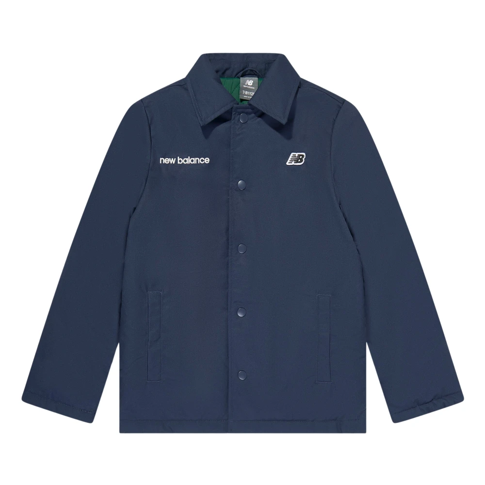New Balance Boys Blue Light Jackets, 14 Y, Premium Coach Jacket