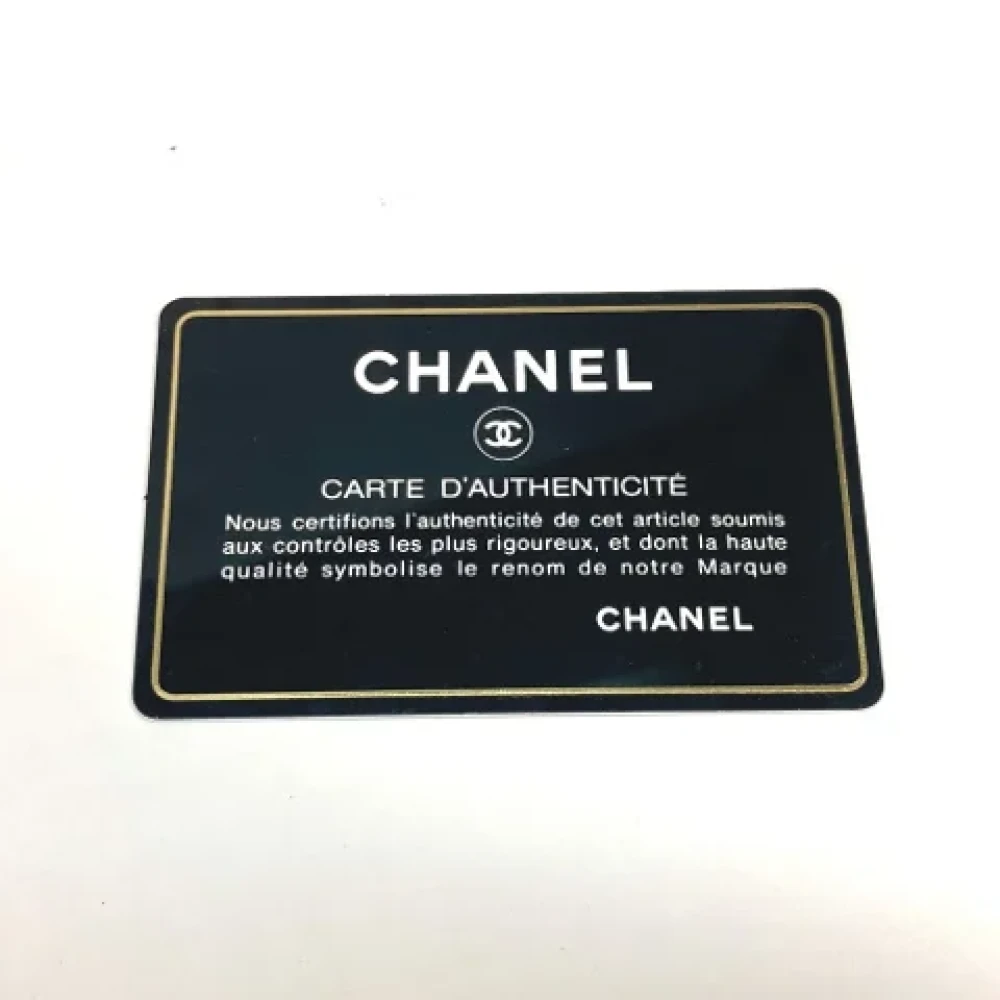 Chanel Vintage Pre-owned Leather chanel-bags Blue Dames