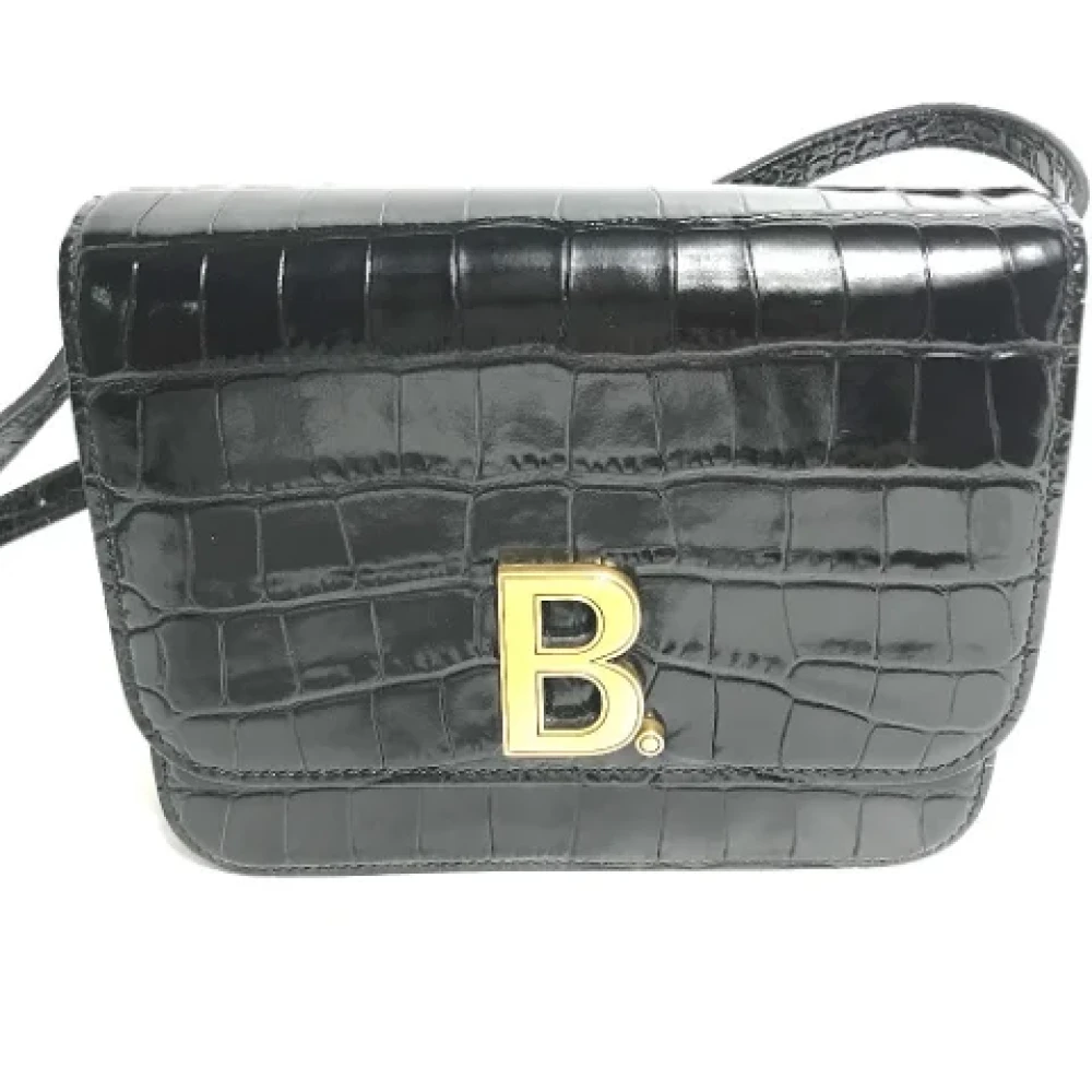 Balenciaga Vintage Pre-owned Leather balenciaga-bags Black Dames