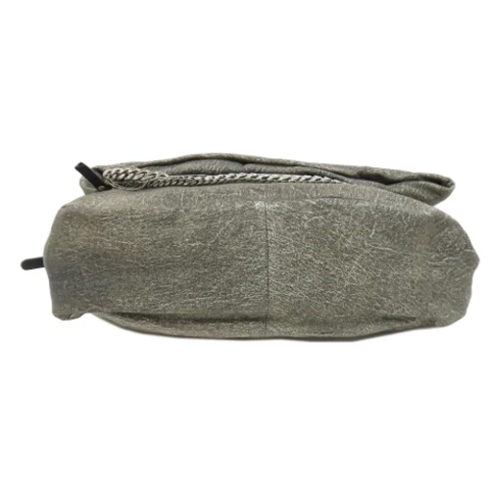 Jimmy Choo Pre-owned Leather shoulder-bags Gray Dames