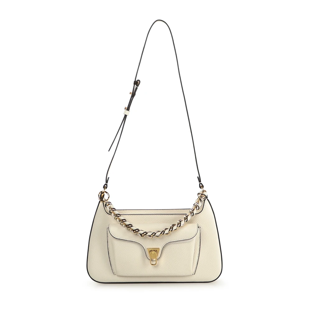 Coccinelle Women's White Shoulder Bags, One Size, Beat Shoulder Bag