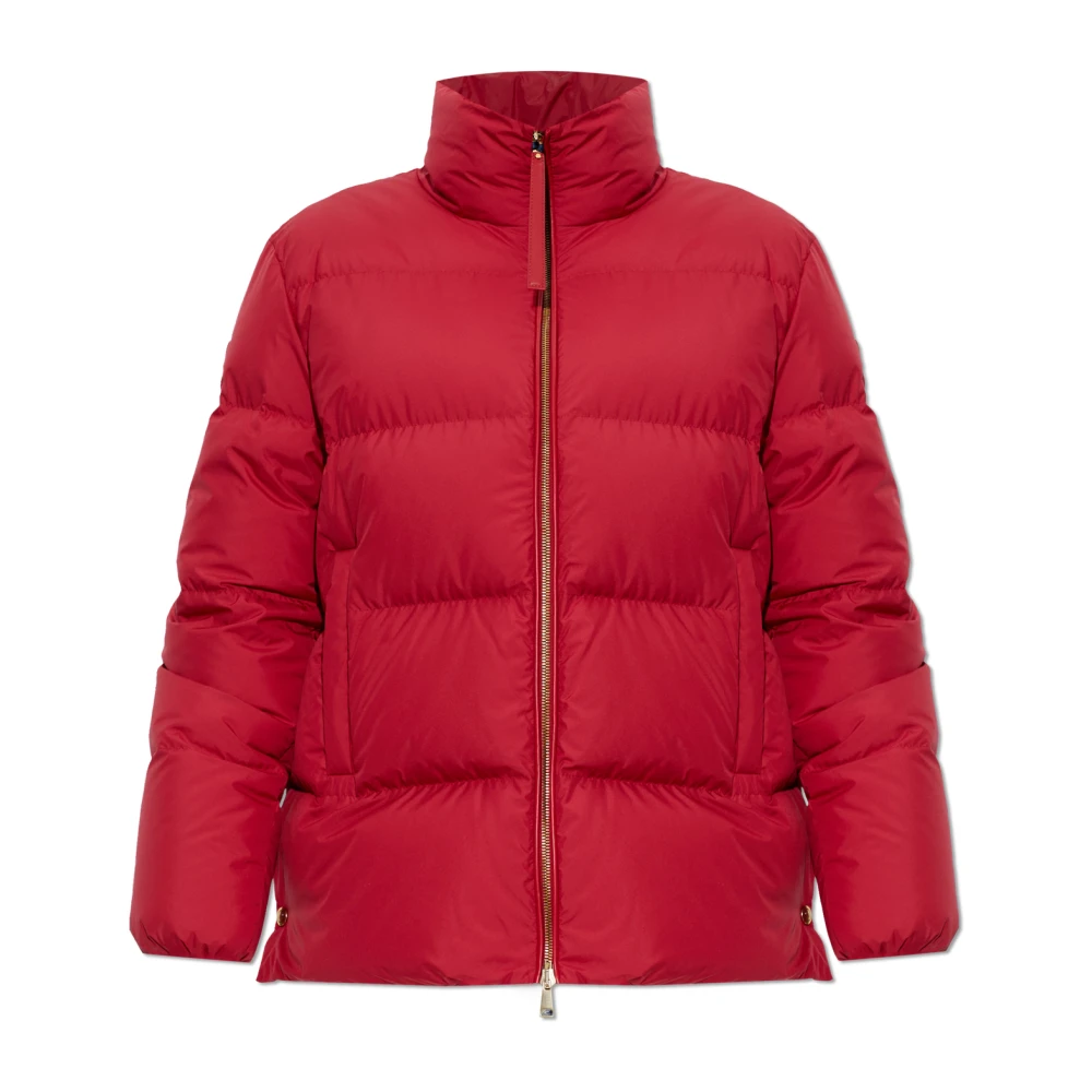 Moncler Vivantesse Kurze Daunenjacke für Damen in Rot in Größe: 2 - Bild 3