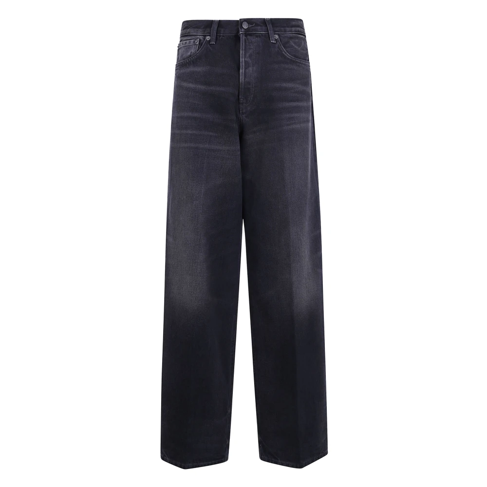 Haikure Bethany Jeans - Female - Wide Jeans - Black - W27 - Jeans