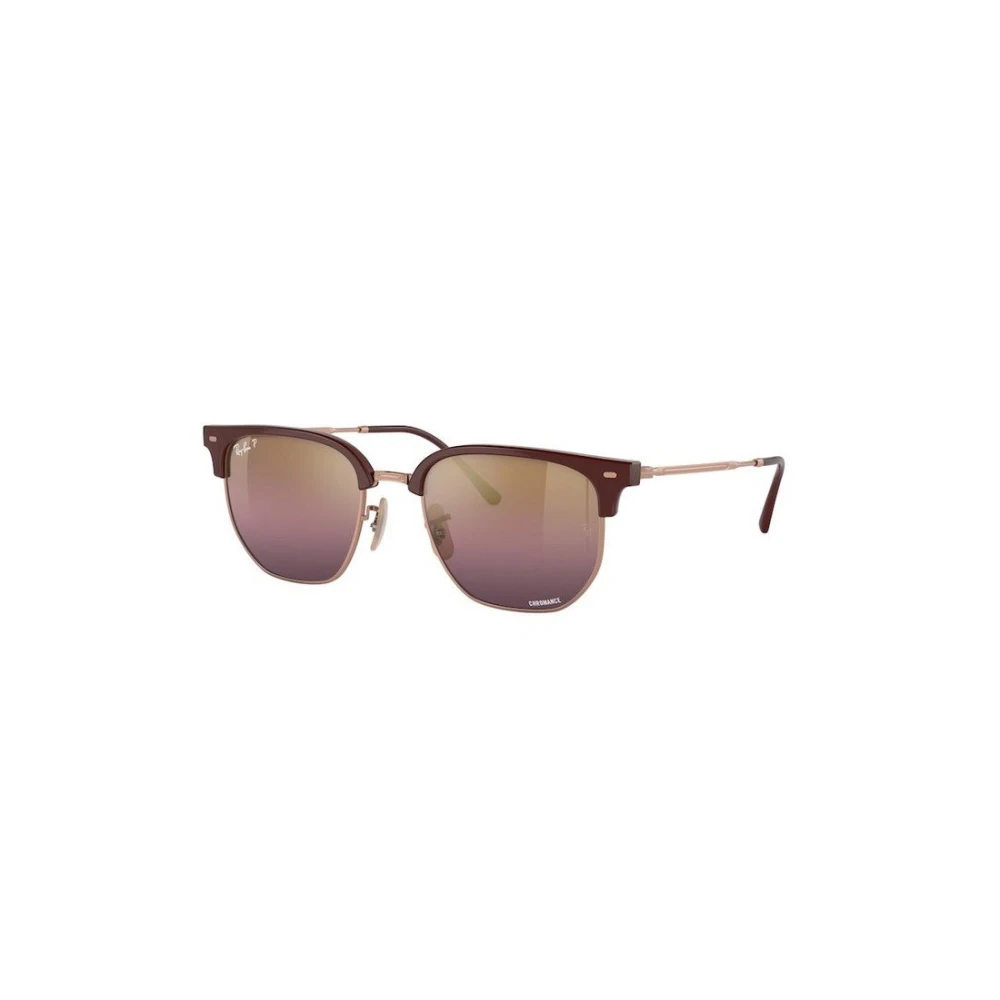 Ray-Ban Red Sunglasses, Unisex, 51 Mm, New Clubmaster Rb4416 6654G9