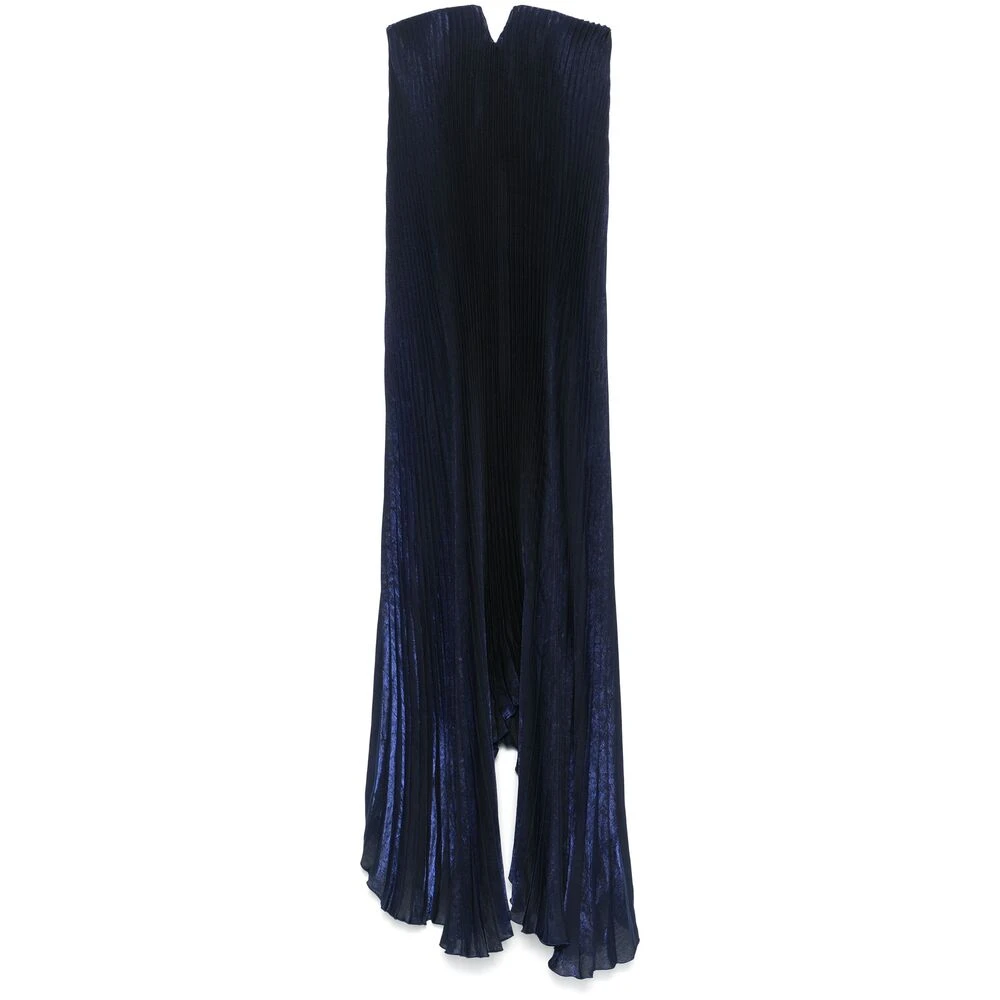 L'idée Midnight Blue Strapless Boned Dress Blue Dames