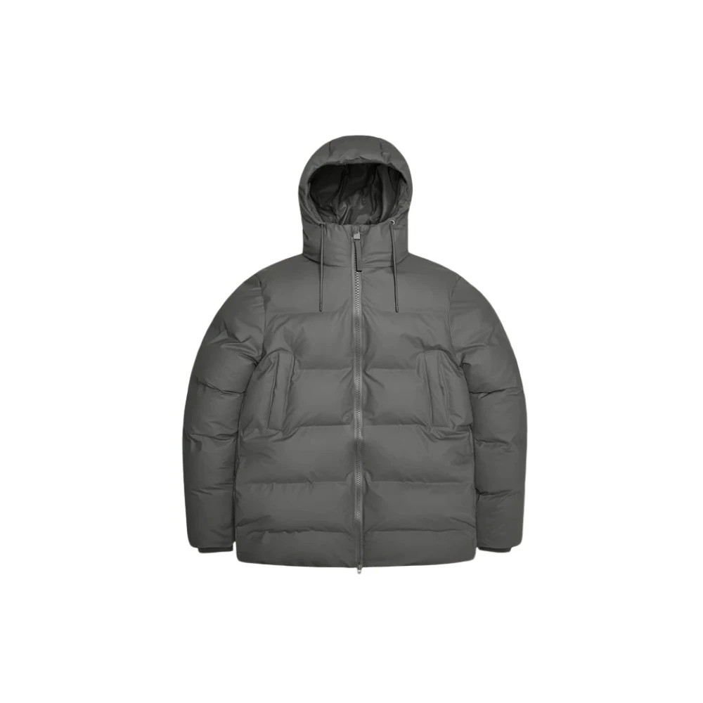 Rains Stilren Puffer Parka Jacka Gray, Herr