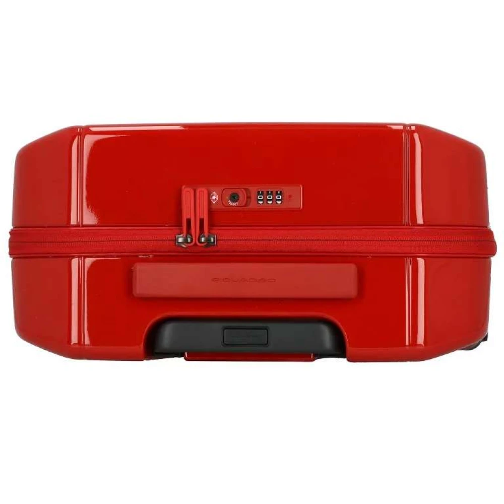 Piquadro Stijlvolle Reistrolley Tas Red Unisex
