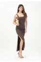 robe-midi-marron-collection-essential