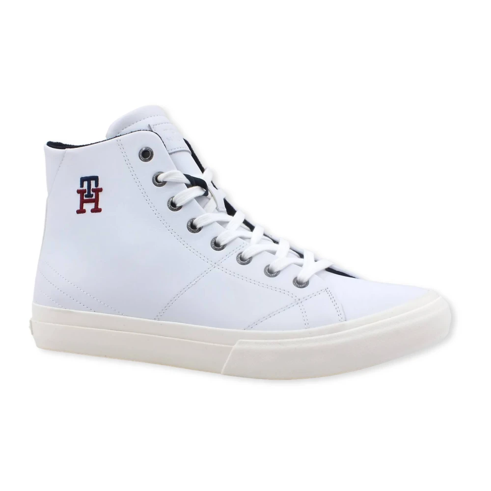 Tommy Hilfiger TH Hi Vulc Street Heren Schoenen Wit