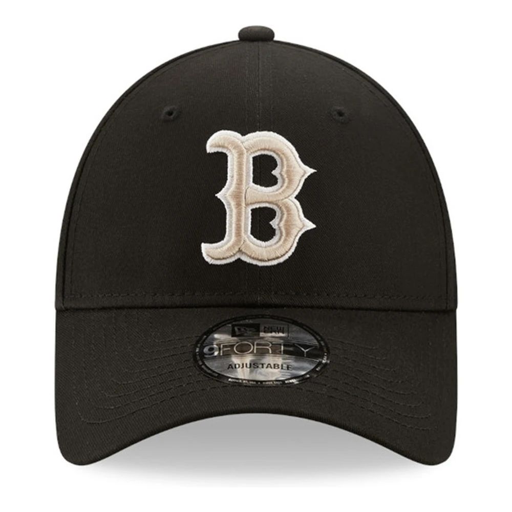 new era Zwarte Red Sox League Essential Pet Black Heren