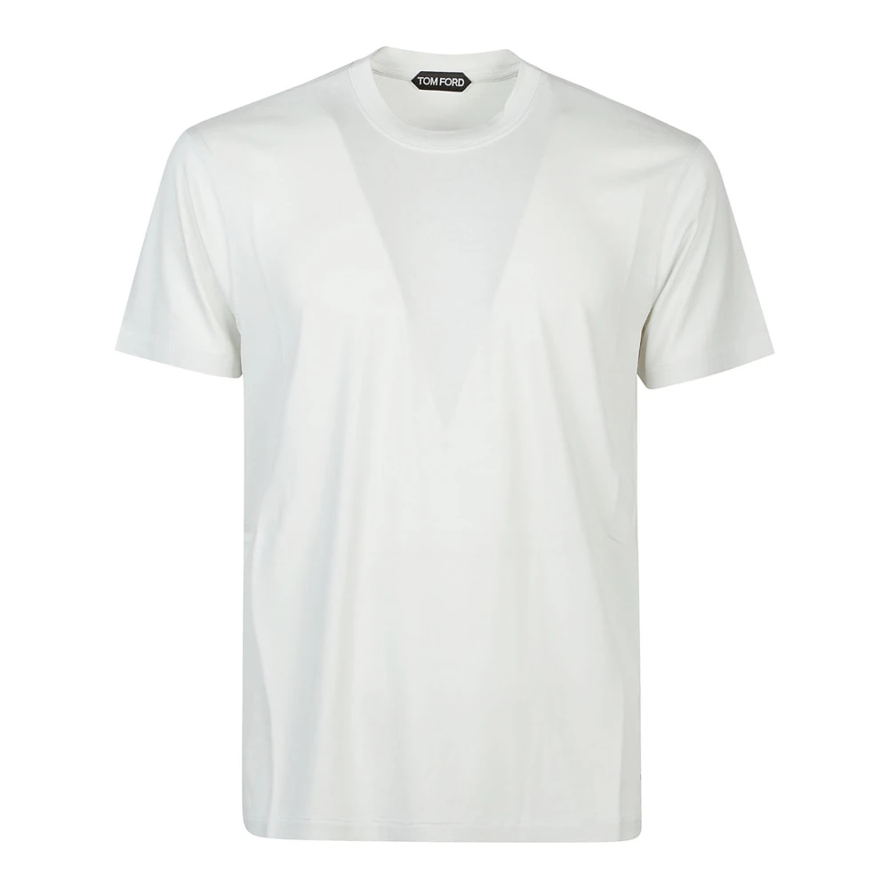 Tom Ford Zacht Grijs T-Shirt White Heren