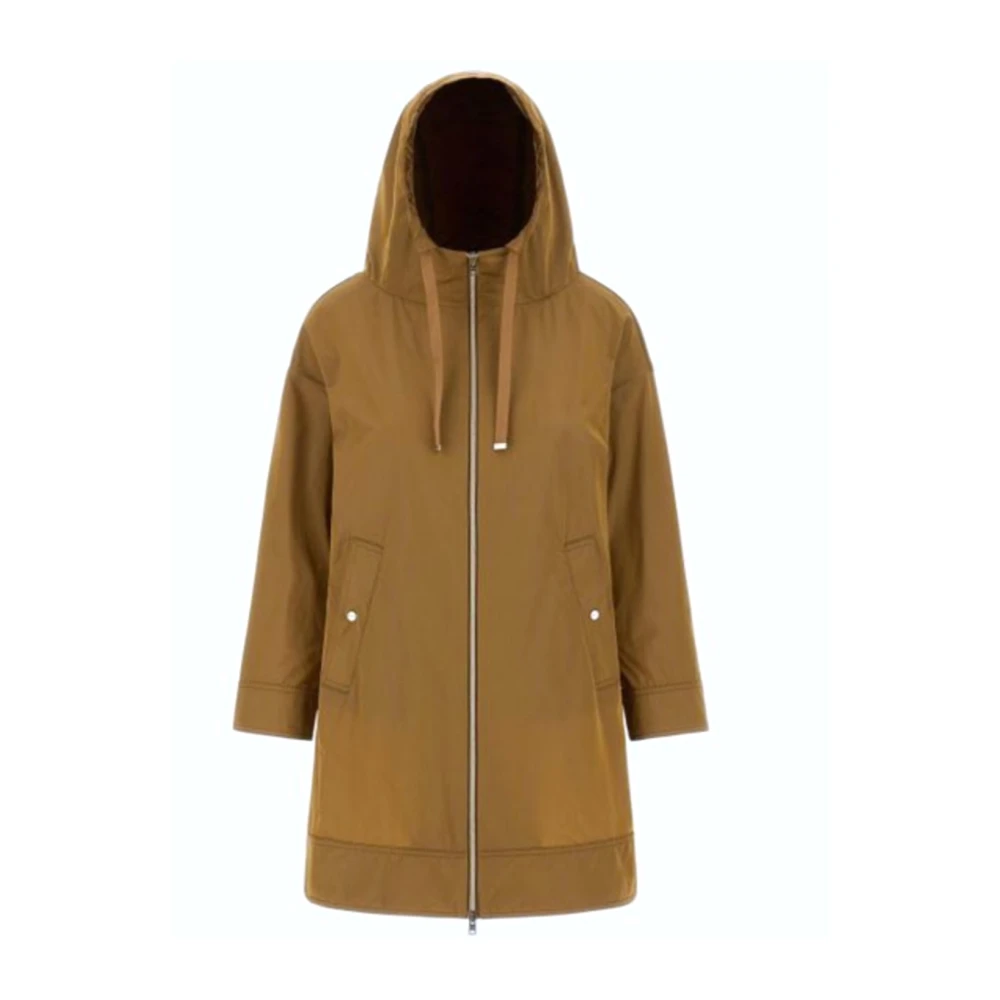 Herno Stijlvolle Jas voor Mannen Beige Dames