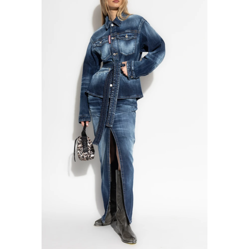 Dsquared2 Denim rok Blue Dames