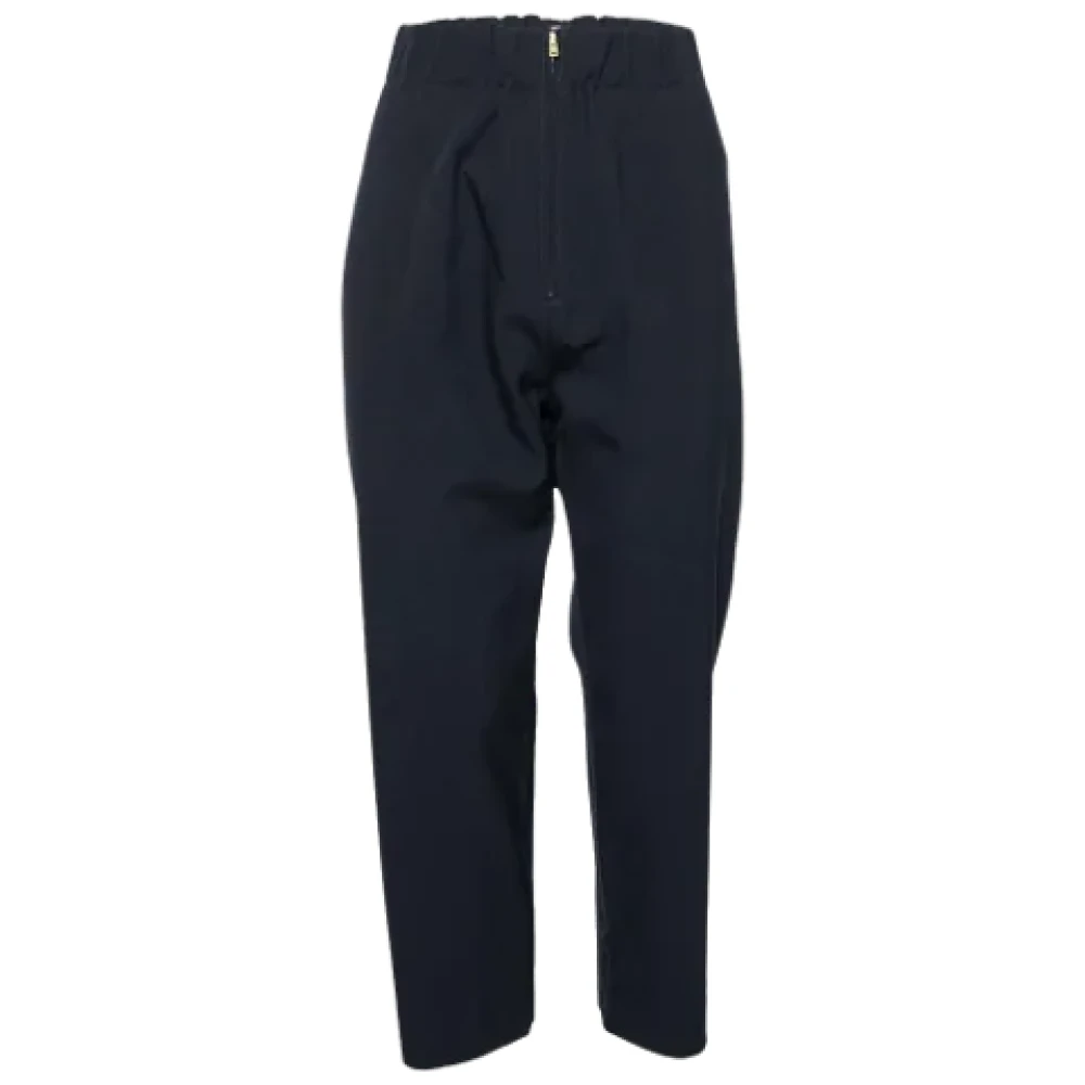 Marni Pre-owned Wool bottoms Blue Dames