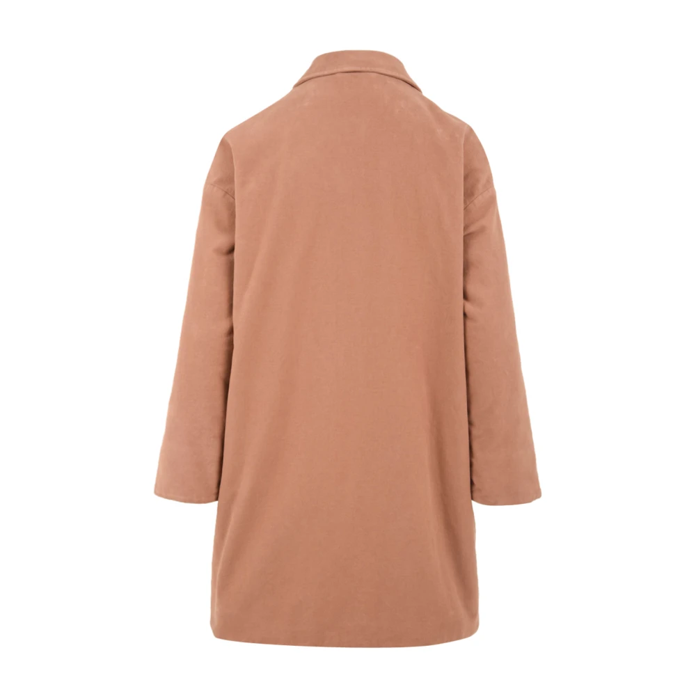 Aspesi Stijlvolle Enkelrijige Jas Pink Dames