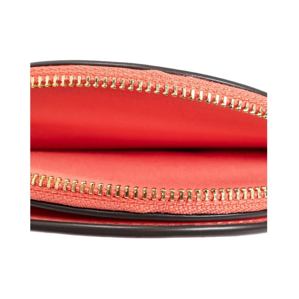 TORY BURCH Roze Leren Portemonnee met Polsband Pink Dames