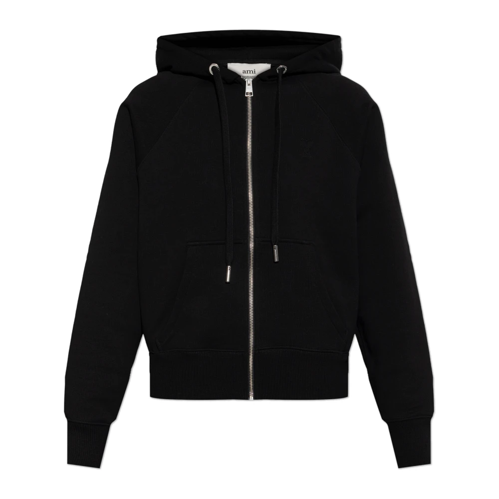 Ami Paris Donna Nero Felpe, Xs, New,