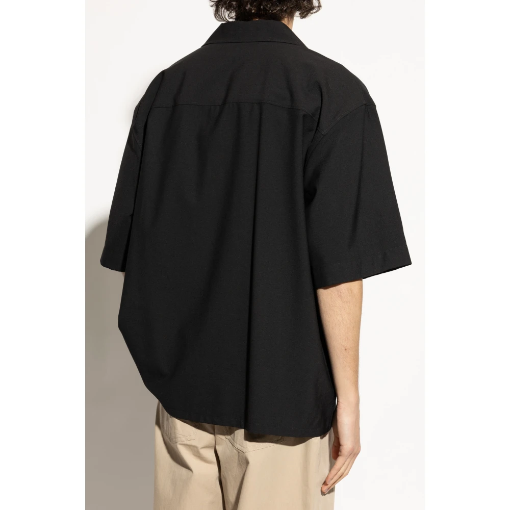 Marni Kortemouwenshirt Black Heren