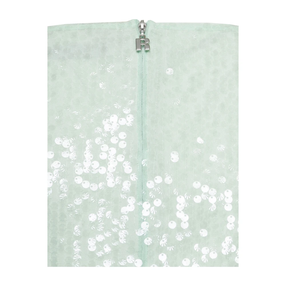 Rotate Birger Christensen Sequin Mini Jurk Green Dames
