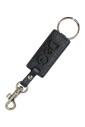 porte-cles-en-cuir-de-luxe-en-noir-and-argent