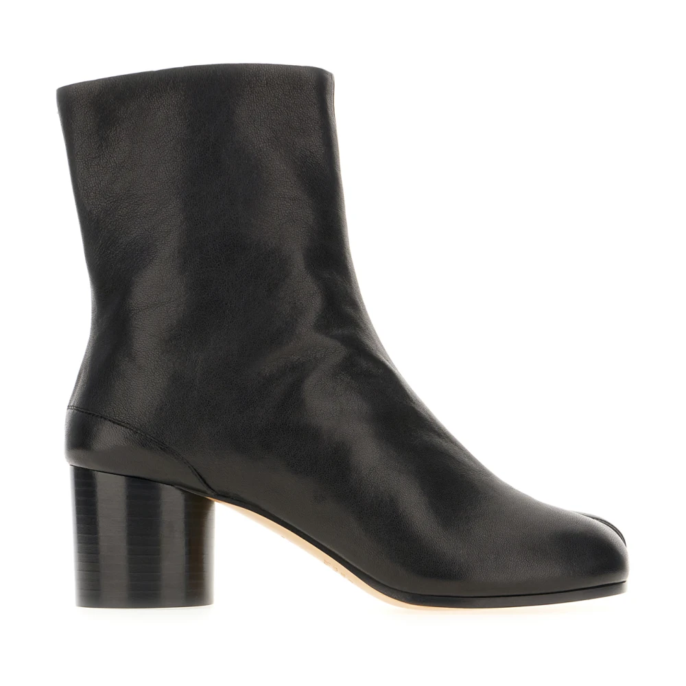 Maison Margiela Vrouw Zwart Schoenen Dames, 36 Eu, Leer, Stijlvolle Sneakers Voor Modieuze Looks
