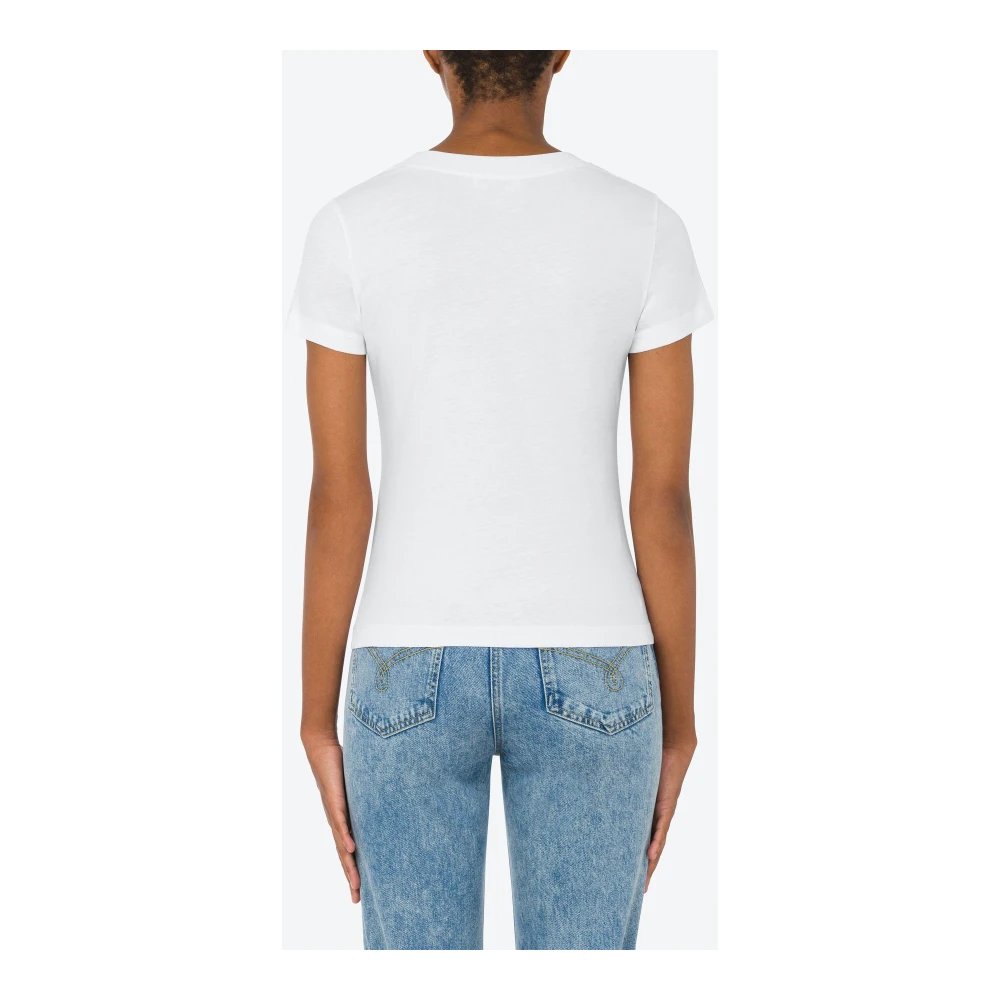 Moschino Stijlvolle T-shirt White Dames