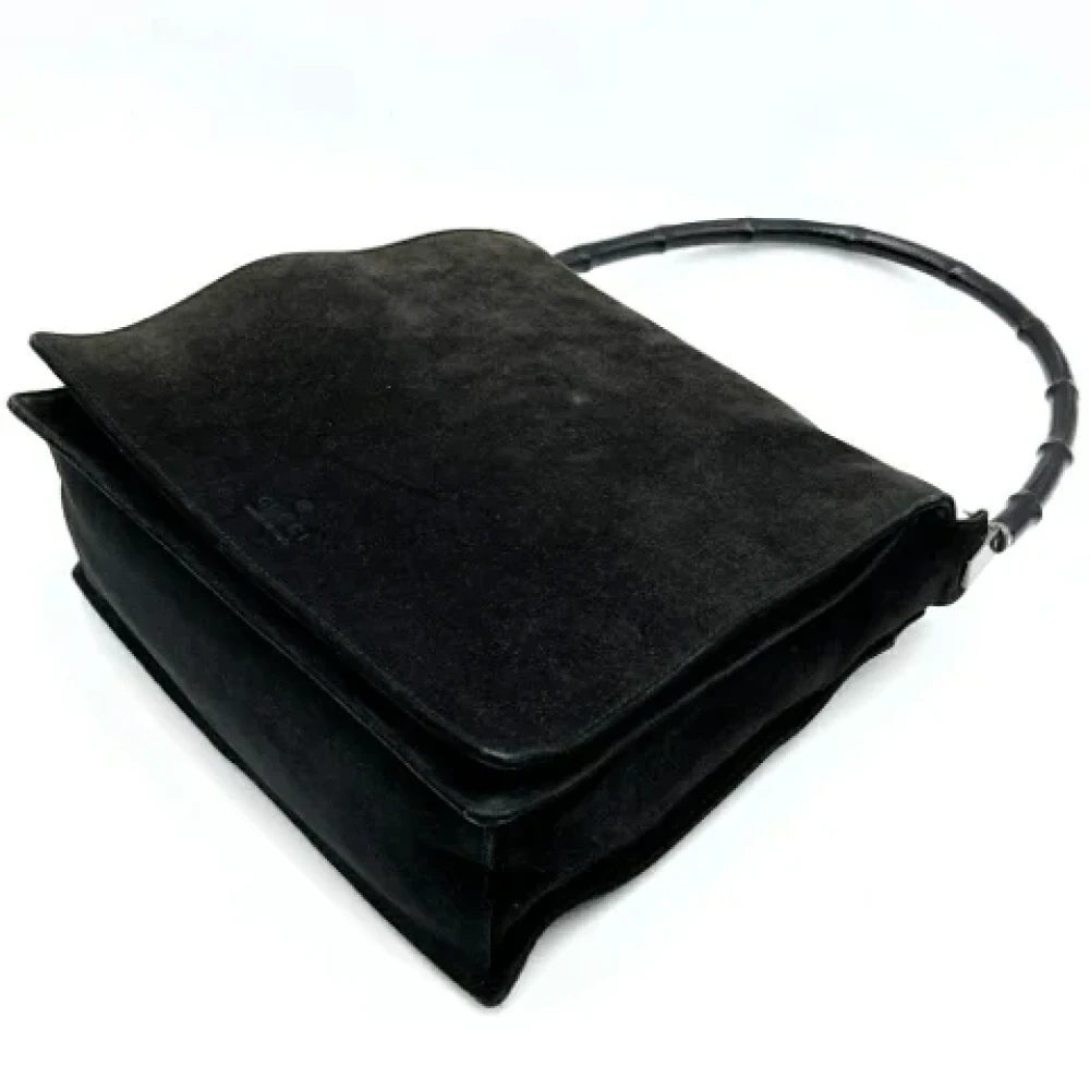 Gucci Vintage Pre-owned Suede gucci-bags Black Dames